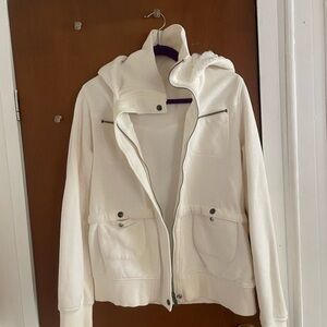 Roxy White Hooded Sweatshirt